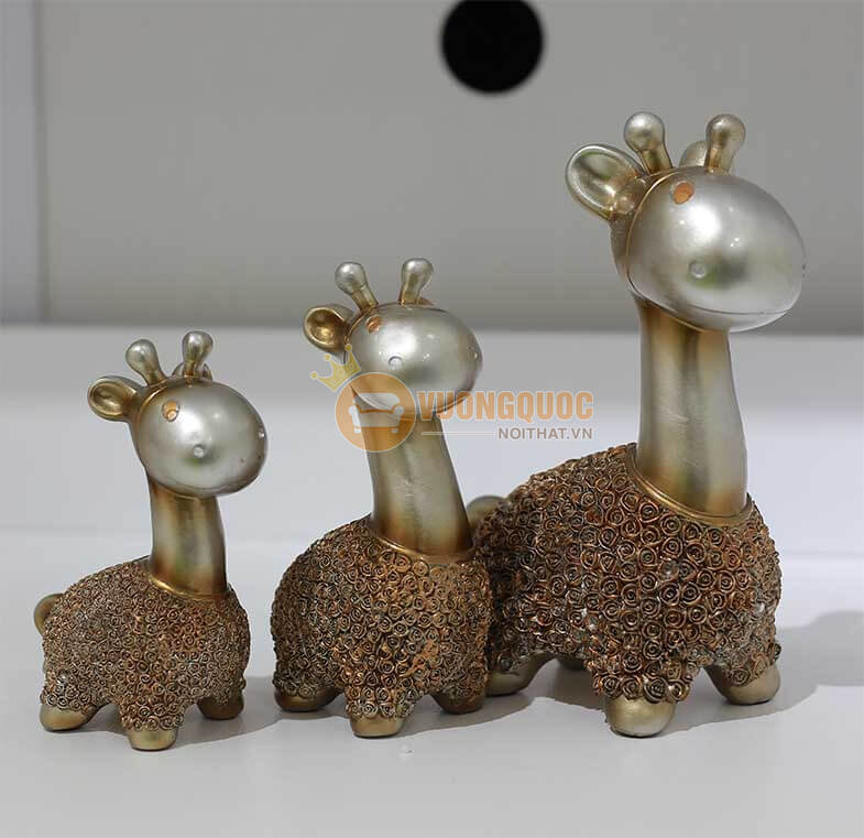 Đồ decor nội thất hươu cao cổ cute A0056-1